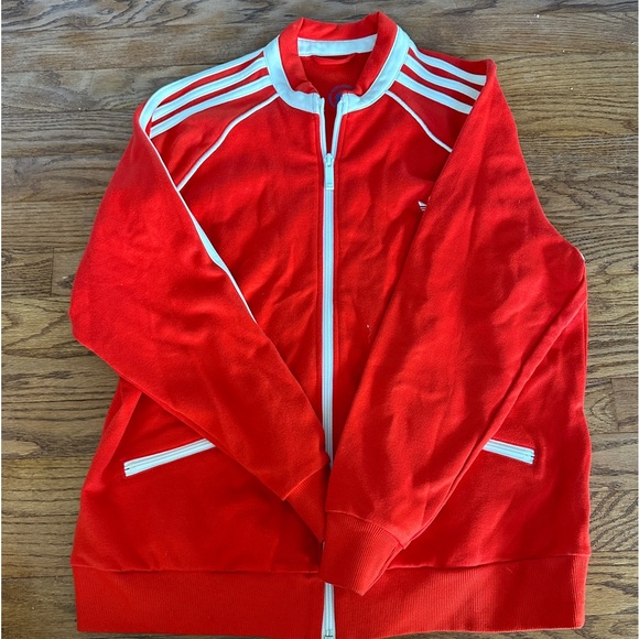 adidas Originals Jackets & Blazers - Adidas Originals Women's Red Bomber Jacket